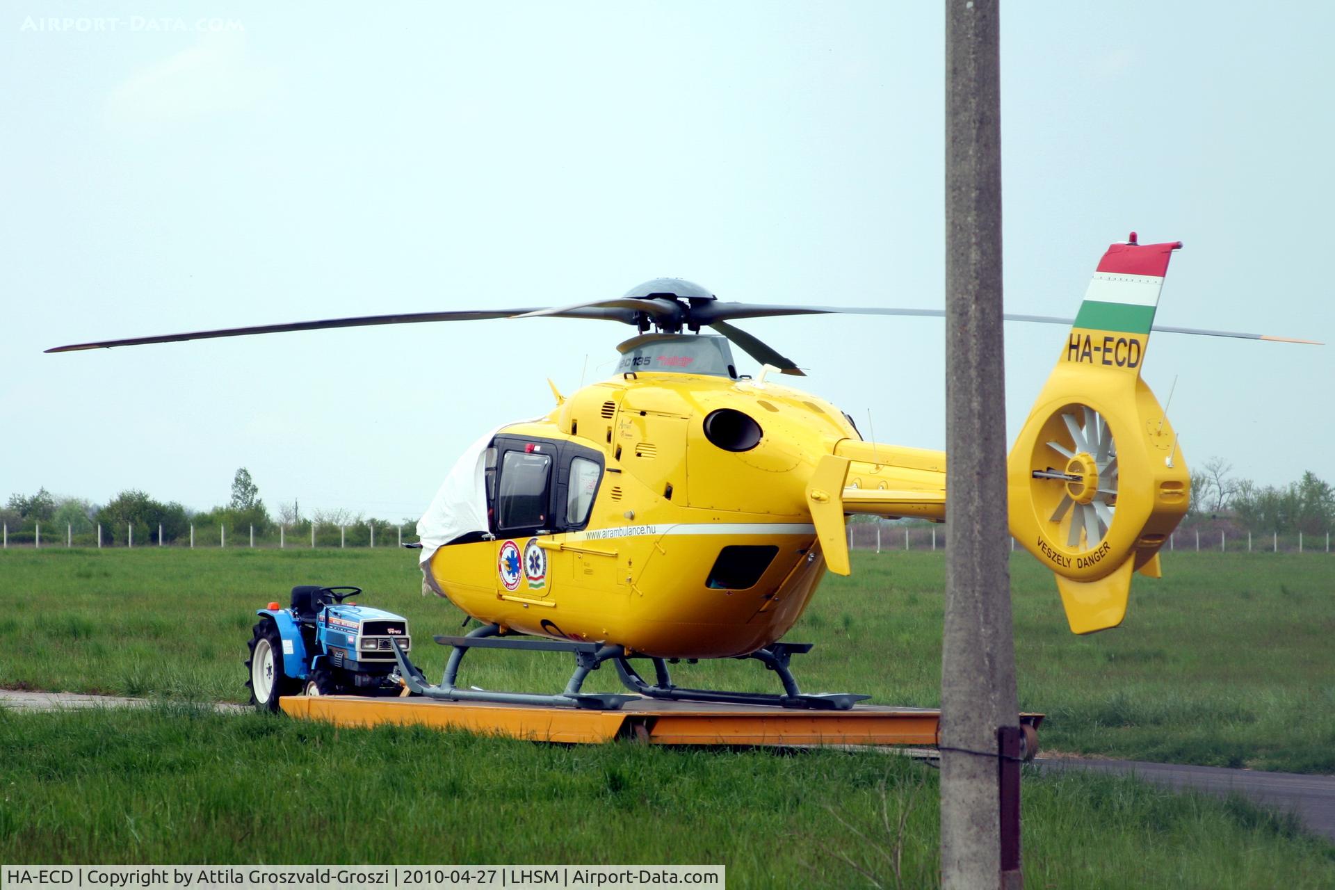 HA-ECD, 2004 Eurocopter EC-135T-2 C/N 0325, Sármellék Airport