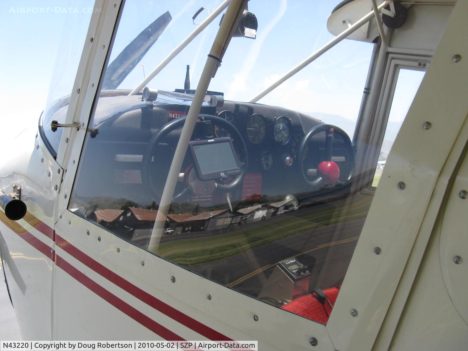 N43220, 1946 Taylorcraft BC12-D C/N 6879, 1946 Taylorcraft BC-12D TRAVELER, Continental A&C65 65 Hp, panel
