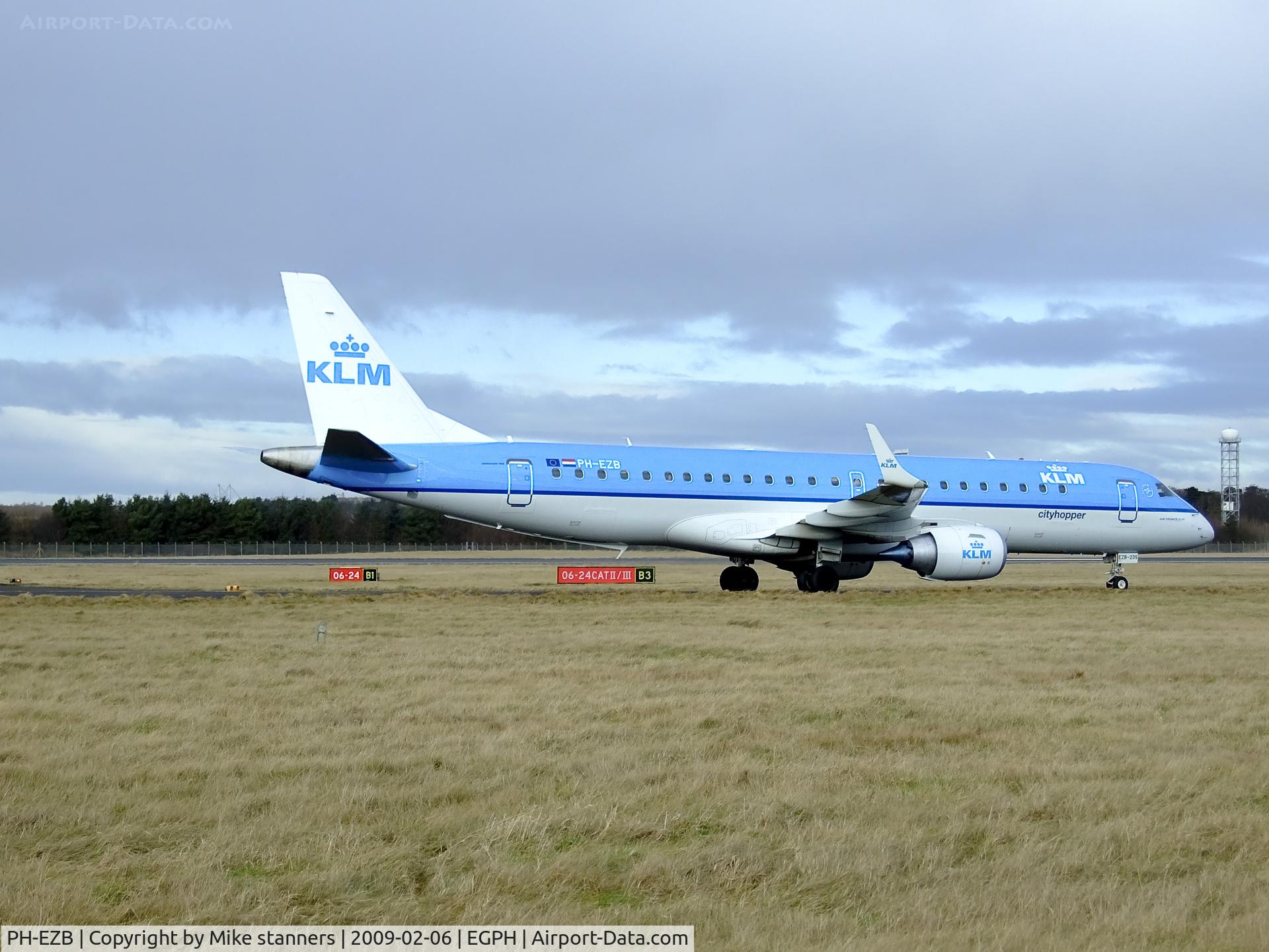 PH-EZB, 2008 Embraer 190LR (ERJ-190-100LR) C/N 19000235, KLM EMB-190 At EDI