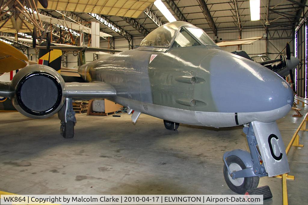 WK864, Gloster Meteor F8 C/N Not found WK864, Gloster Meteor F8 at the Yorkshire Air Museum, Elvington in 2010.