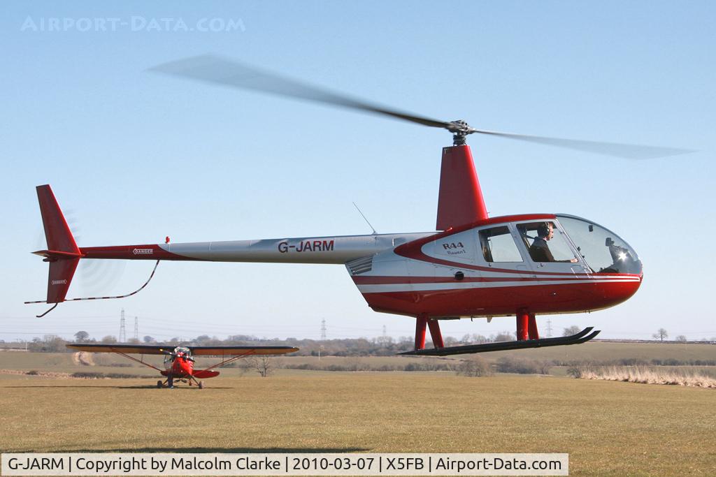 G-JARM, 2006 Robinson R44 Raven I C/N 1620, Robinson R44 Raven at Fishburn Airfield, UK in 2010.