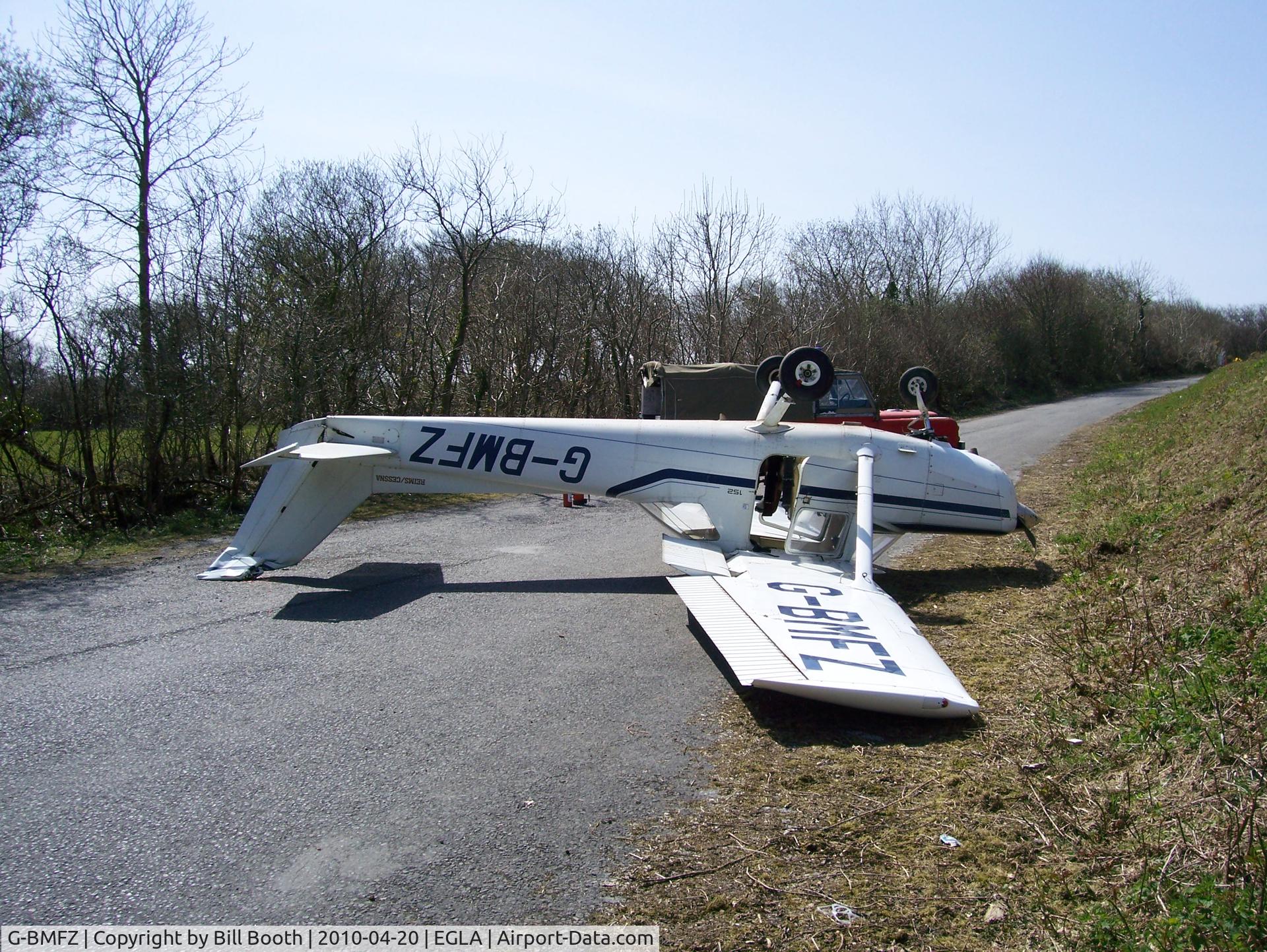 G-BMFZ, 1985 Reims F152 C/N 1953, Pilot Error