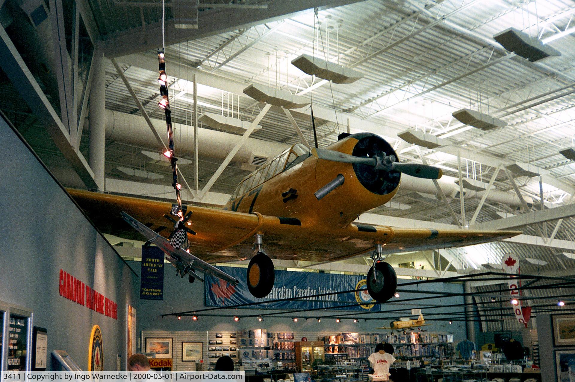 3411, North American NA-64 Yale C/N 64-2167, North American NA-64 Yale 1 of the RCAF at the Canadian Warplane Heritage Museum, Hamilton Ontario