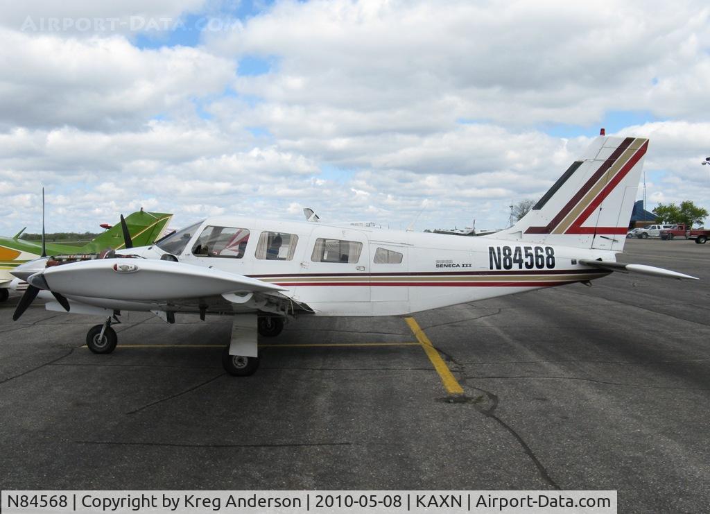 N84568, 1981 Piper PA-34-220T C/N 34-8233014, PA-34 Seneca N84568 is now showing a larger registration number.