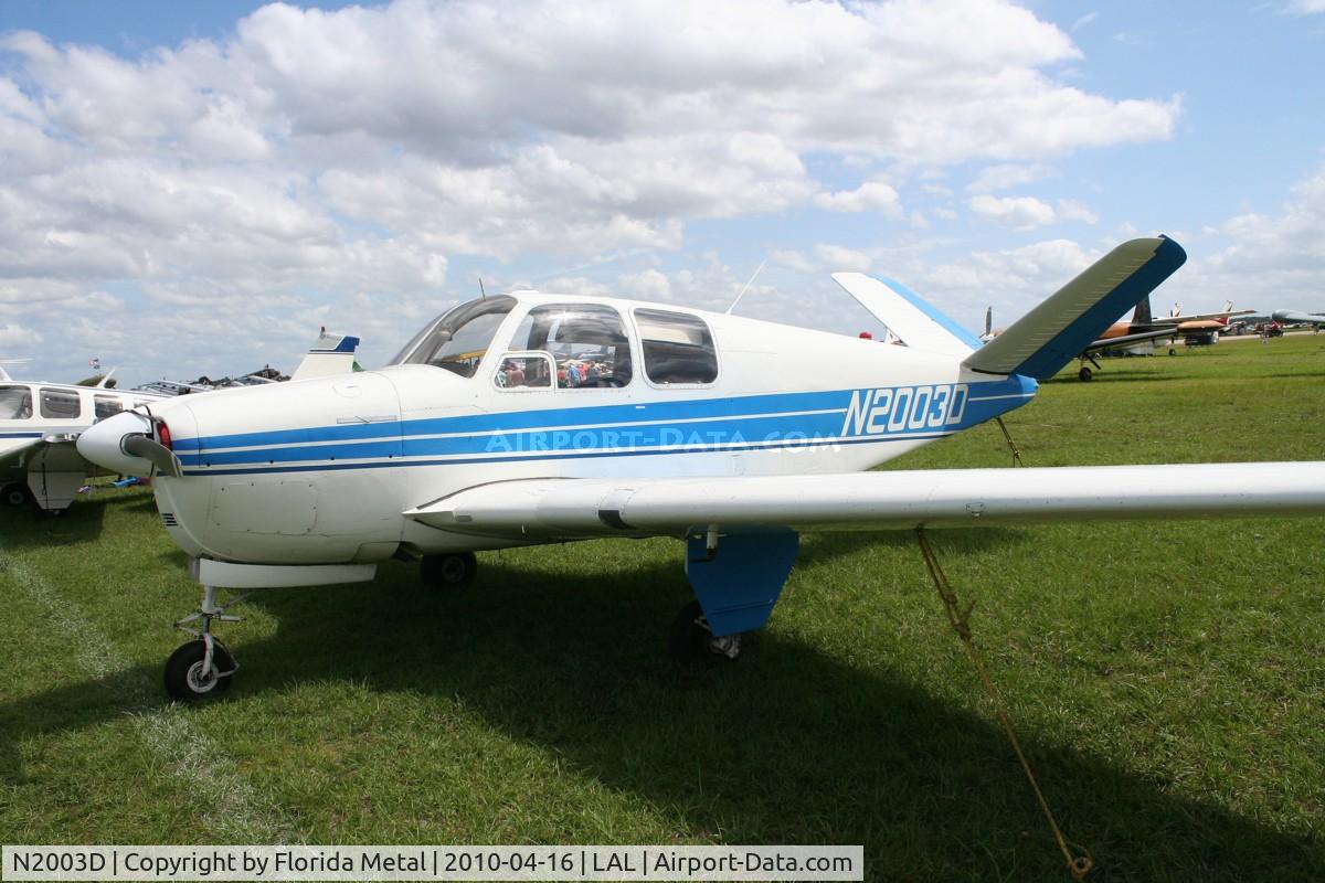 N2003D, 1952 Beech C35 Bonanza C/N D-3353, Beech C35