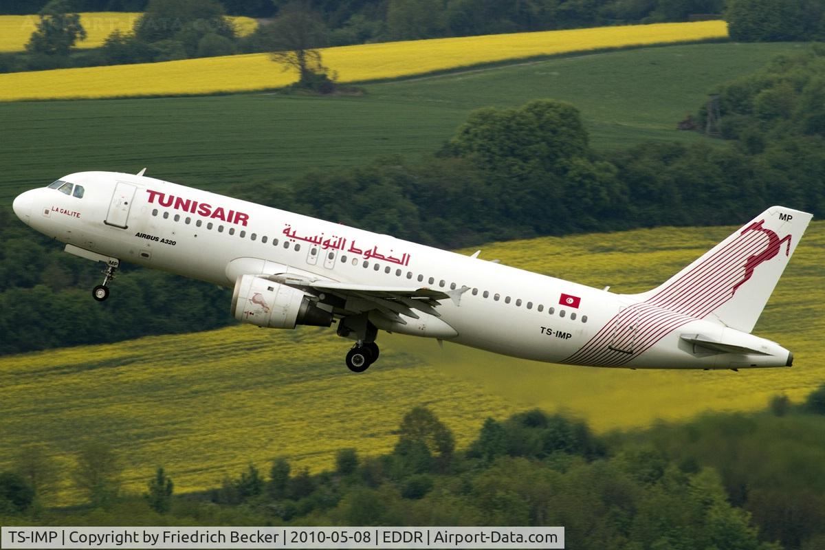 TS-IMP, 2002 Airbus A320-211 C/N 1700, departing via RW27