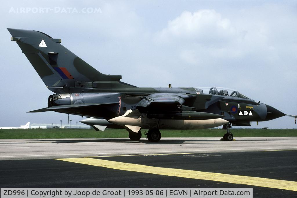ZD996, 1985 Panavia Tornado GR.1A C/N 480/BS156/3218, RAFG participant at the Brize Norton photocall.