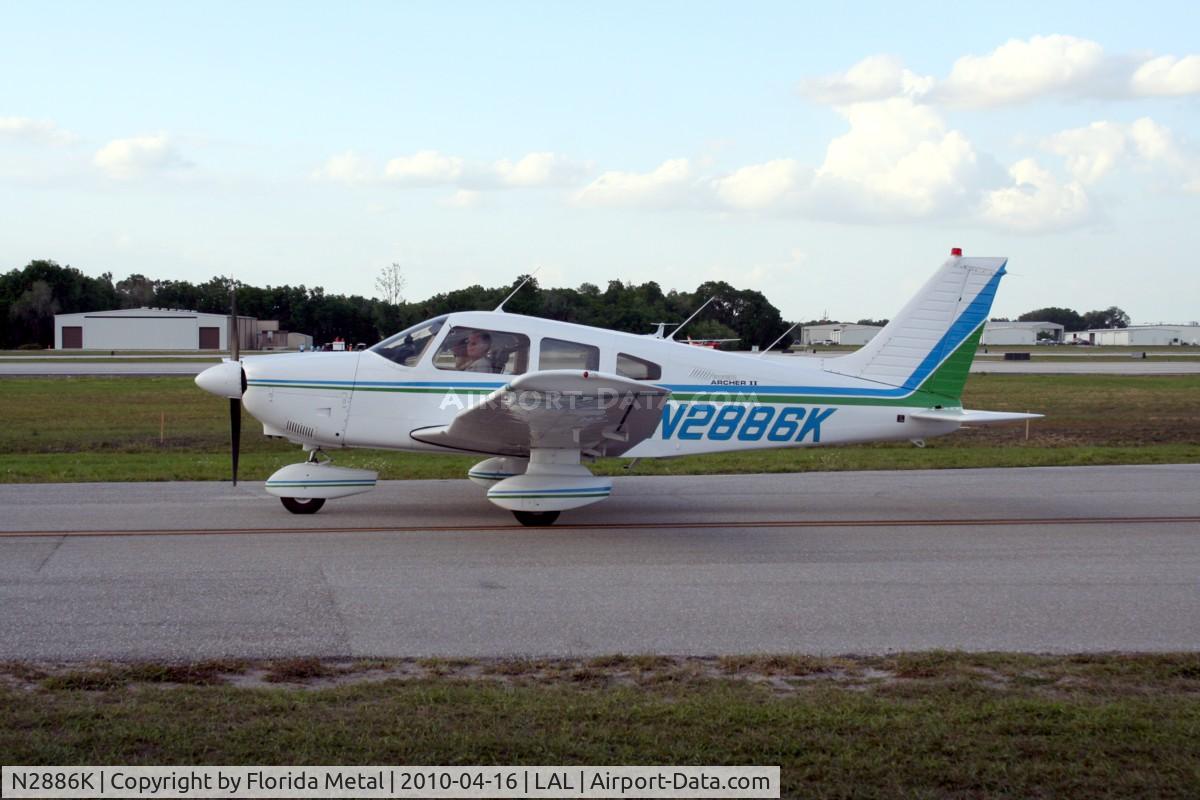 N2886K, Piper PA-28-181 Archer C/N 28-7990529, Piper PA-28-181