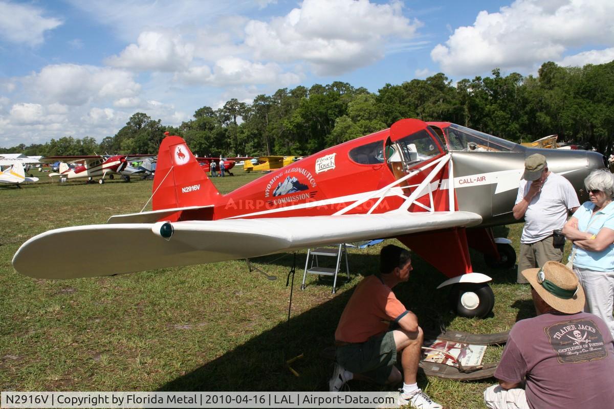 N2916V, 1951 Callair A-2 C/N 132, Callair A-2