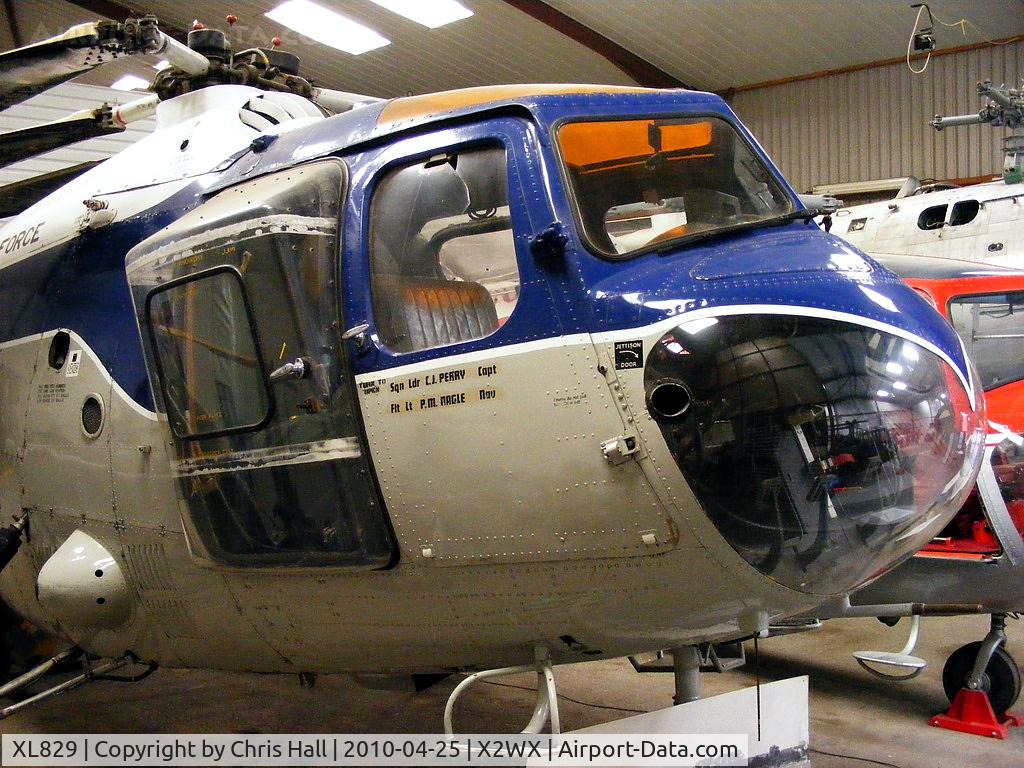 XL829, 1957 Bristol 171 Sycamore HR.14 C/N 13474, at The Helicopter Museum, Weston-super-Mare