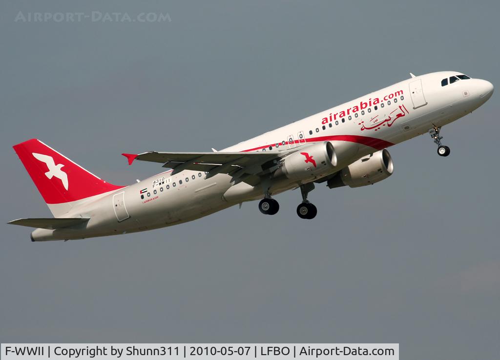 F-WWII, 2010 Airbus A320-214 C/N 4310, C/n 4310 - To be A6-ABU