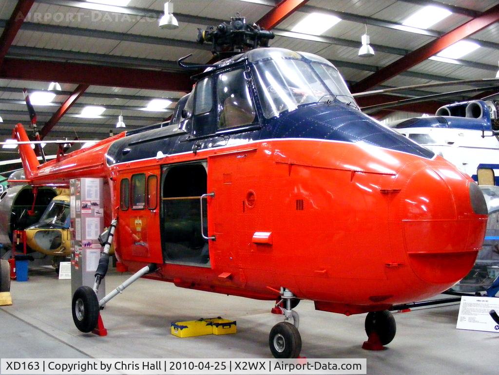 XD163, 1954 Westland Whirlwind HAR.10 C/N WA20, at The Helicopter Museum, Weston-super-Mare