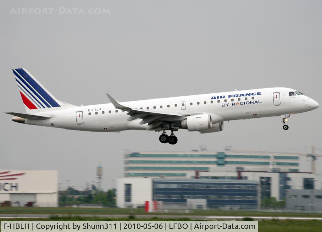 F-HBLH, 2009 Embraer 190LR (ERJ-190-100LR) C/N 19000266, Landing rwy 32R