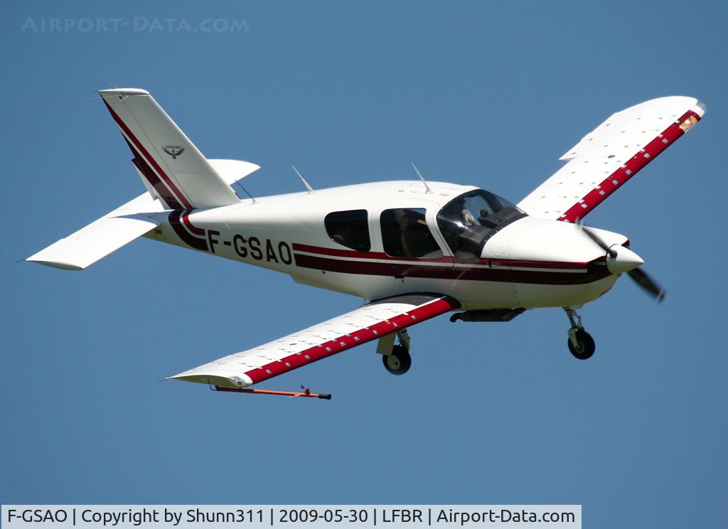 F-GSAO, Socata TB-20 C/N 1801, On landing after the Show...