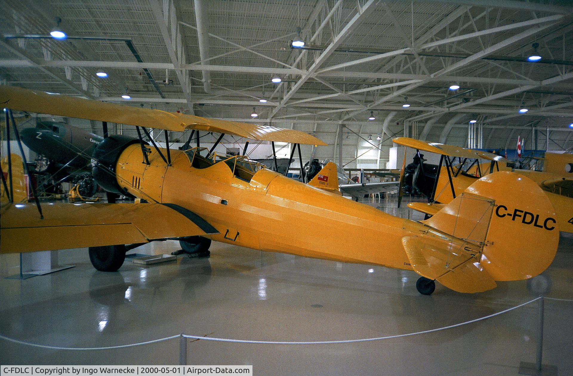 C-FDLC, 1937 Fleet 21M C/N FAC 11, Fleet 21K at the Canadian Warplane Heritage Museum, Hamilton Ontario