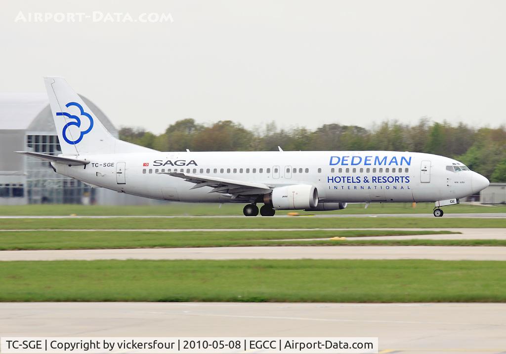 TC-SGE, 1997 Boeing 737-48E C/N 25775, SAGA Airlines