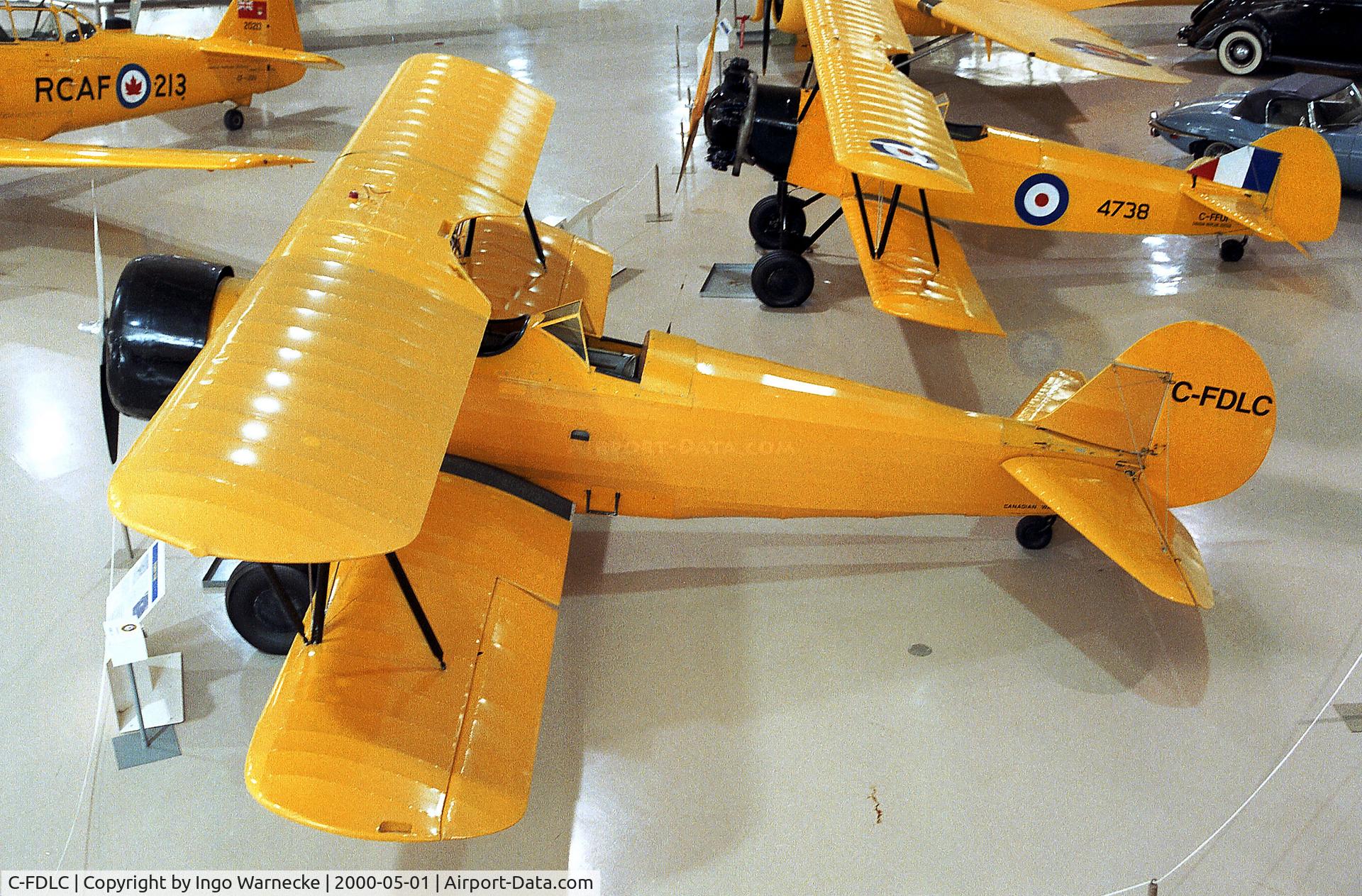 C-FDLC, 1937 Fleet 21M C/N FAC 11, Fleet 21K at the Canadian Warplane Heritage Museum, Hamilton Ontario