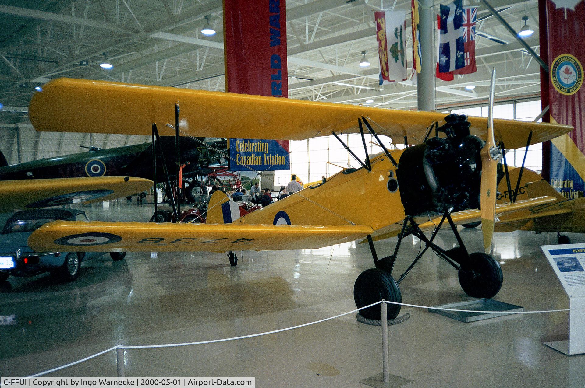 C-FFUI, 1943 Fleet 16B Finch II C/N 623, Fleet 16B Finch at the Canadian Warplane Heritage Museum, Hamilton Ontario