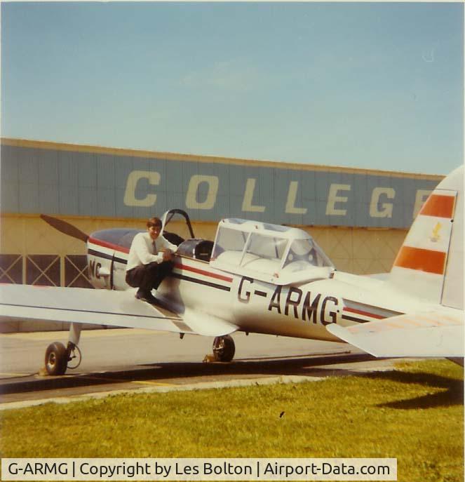 G-ARMG, 1952 De Havilland DHC-1 Chipmunk T.10 C/N C1/0575, 18th May 1971, Hamble.