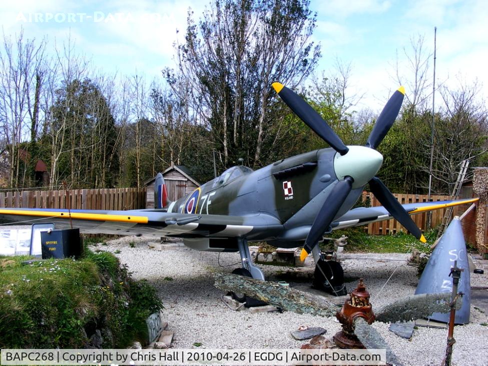 BAPC268, Supermarine 361 Spitfire IX Replica C/N BAPC.268, Supermarine Spitfire IX Replica
