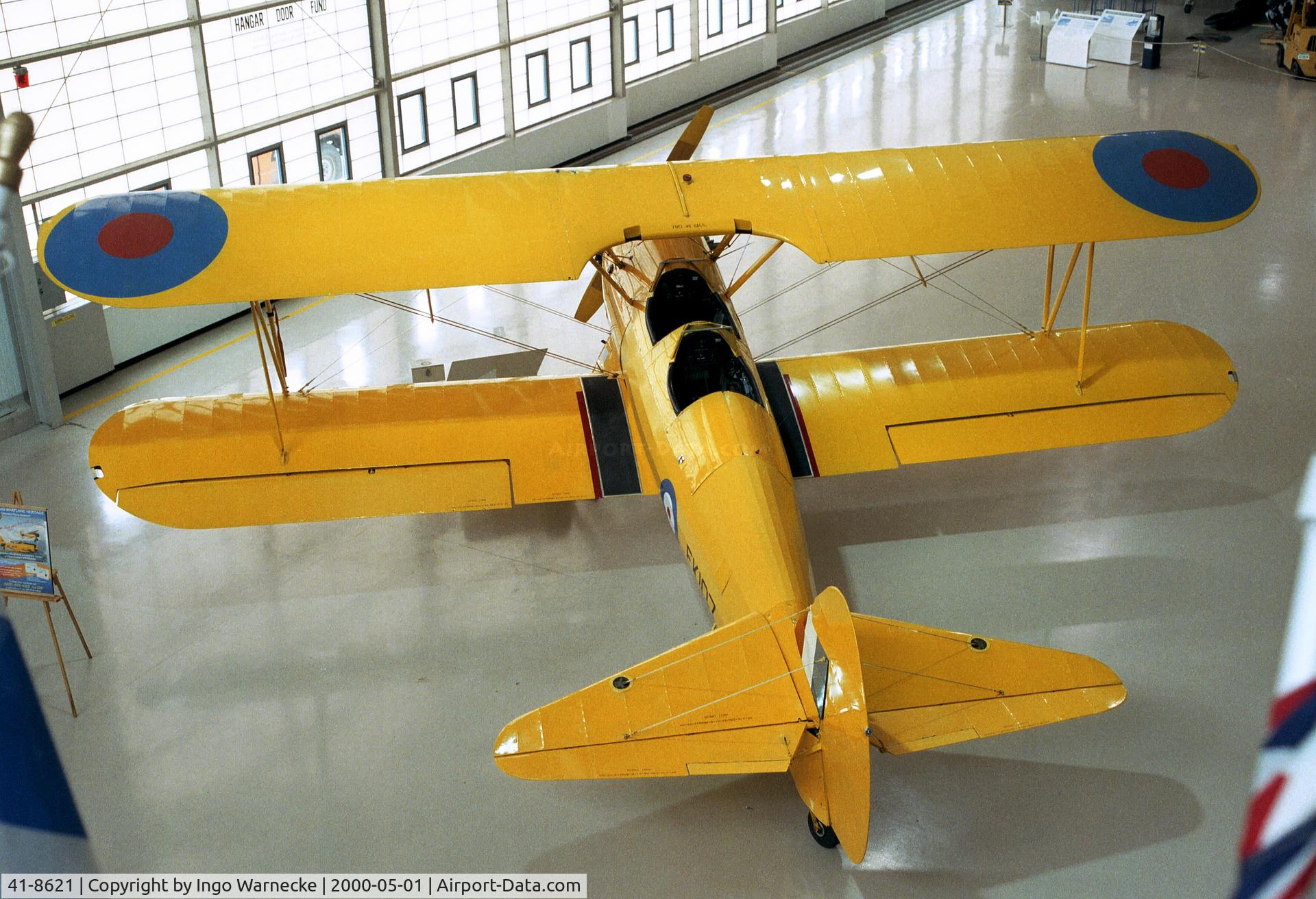 41-8621, Boeing PT-17 Kaydet (A75N1) C/N 75-2180, Stearman PT-17 (shown here in the markings of FK107 of the RCAF) at the Canadian Warplane Heritage Museum, Hamilton Ontario