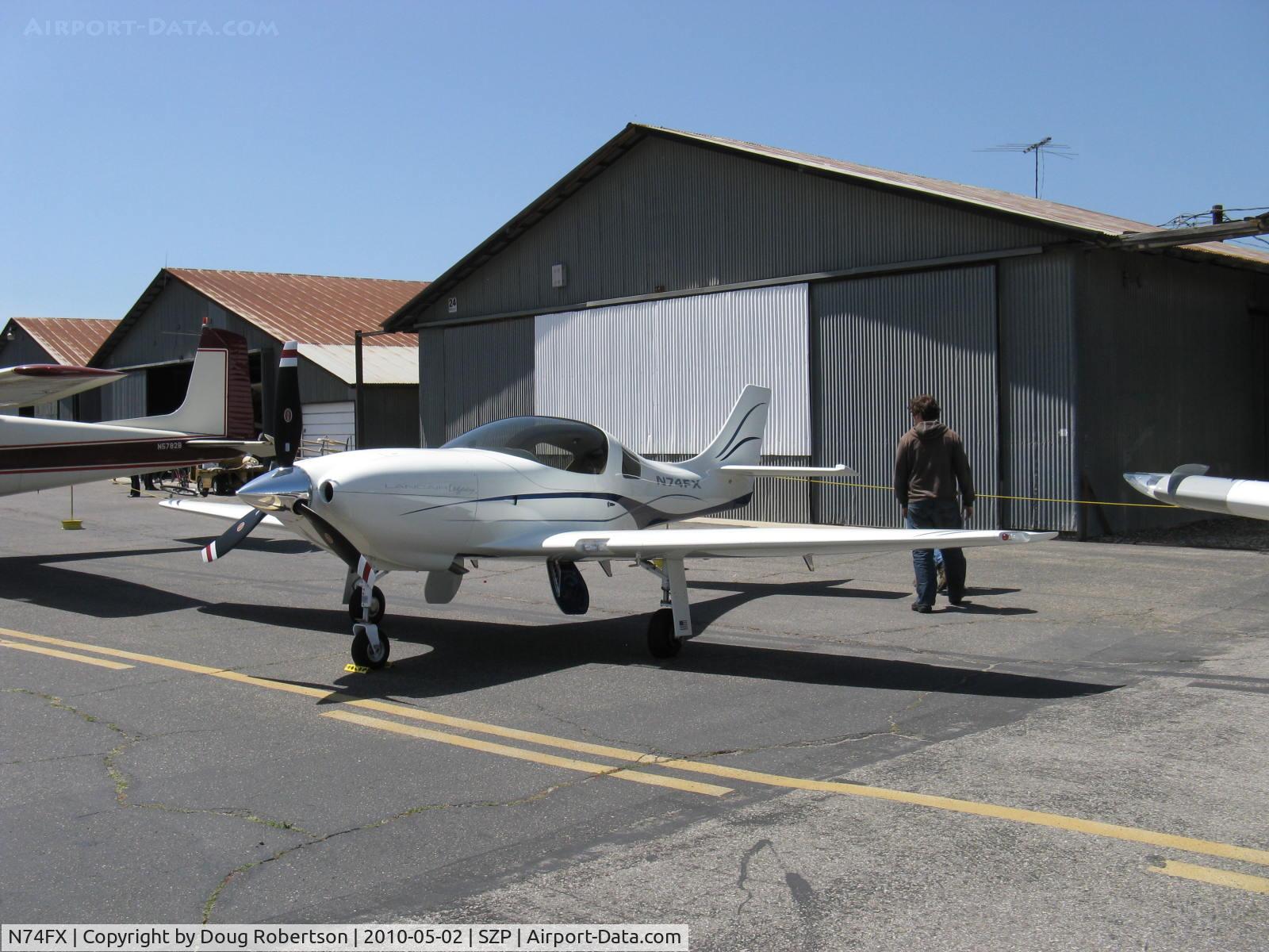 N74FX, 2007 Lancair Legacy C/N L2K-283, 2007 Larson LANCAIR LEGACY, Continental IO-550 300 Hp speedster