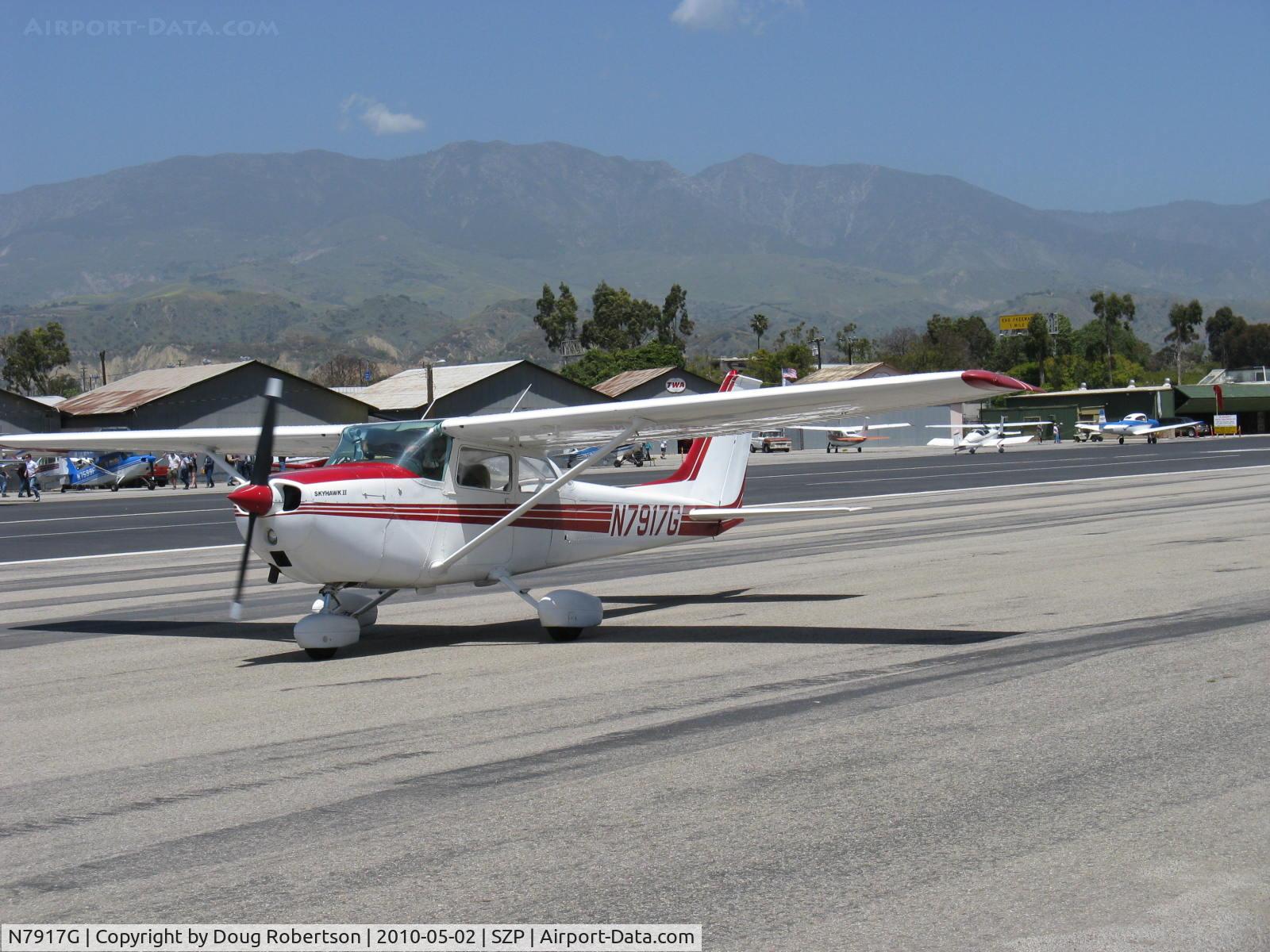N7917G, 1970 Cessna 172L C/N 17259617, 1970 Cessna 172L SKYHAWK II, Lycoming O-320-E2D 150 Hp, taxi