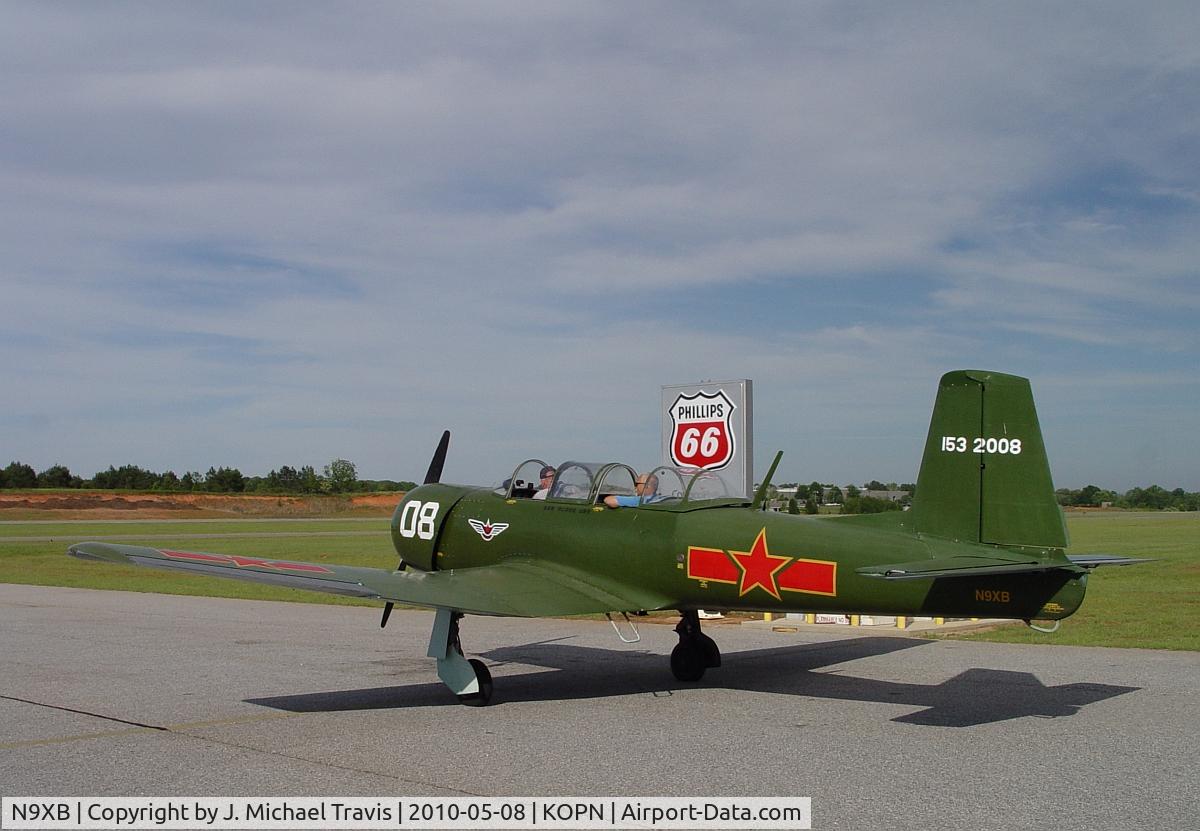N9XB, 1967 Nanchang CJ-6A C/N 1532008, Nanchang at KOPN fuel ramp