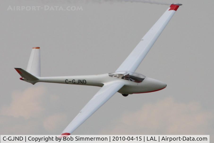 C-GJND, 1973 Start & Flug H101 Salto C/N 23, Performing at Sun N Fun 2010 - Lakeland, Florida.