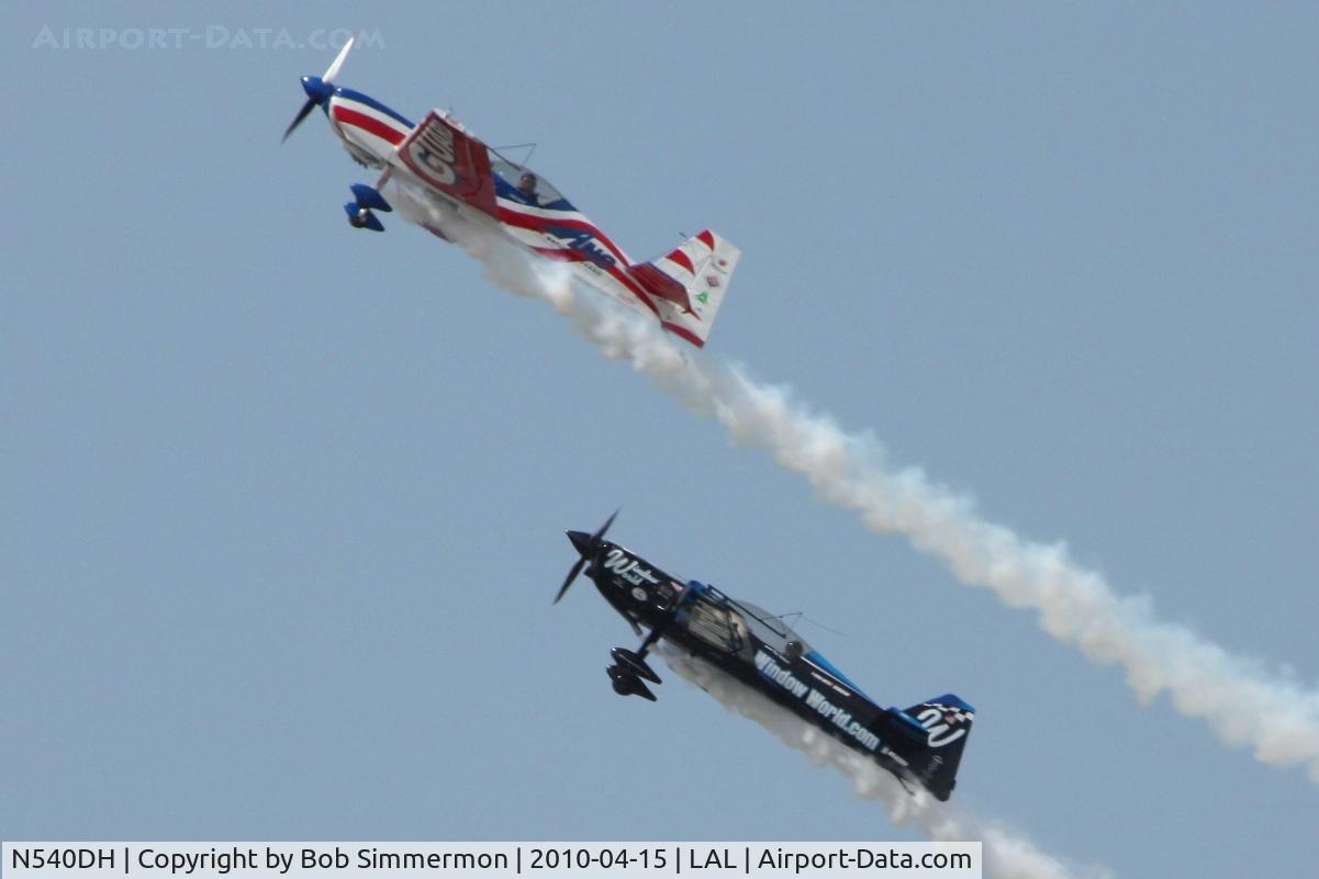N540DH, 1995 Staudacher S-300D C/N 20, Performing with N540RH at Sun N Fun 2010 - Lakeland, Florida