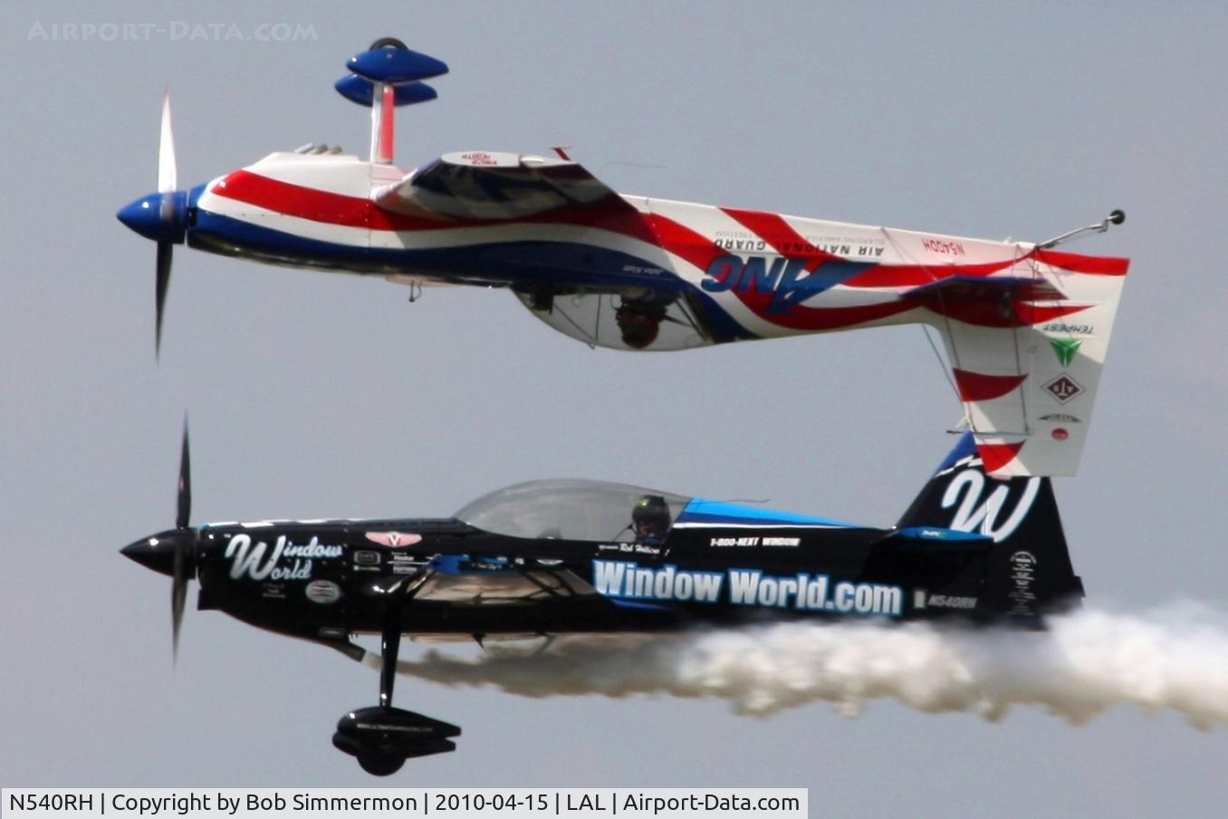 N540RH, 2007 MXR Technologies MX2 C/N 2, N540RH (Black) & N540DH performing at Sun N Fun 2010 - Lakeland, Florida