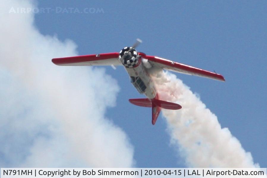 N791MH, 1951 North American T-6G Texan C/N 182-478, Performing at Sun N Fun 2010 - Lakeland, Florida.