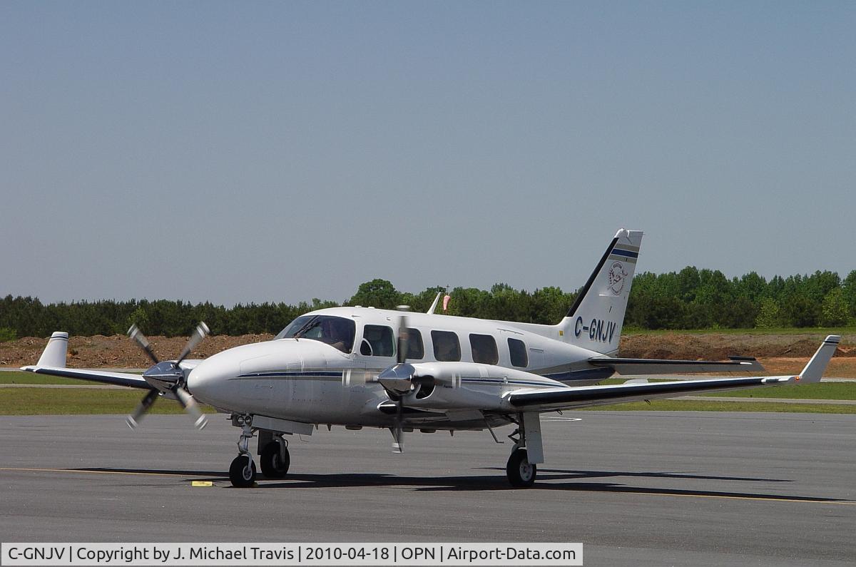C-GNJV, 1980 Piper PA-31-350 Chieftain C/N 31-8052026, C-GNJV at KOPN