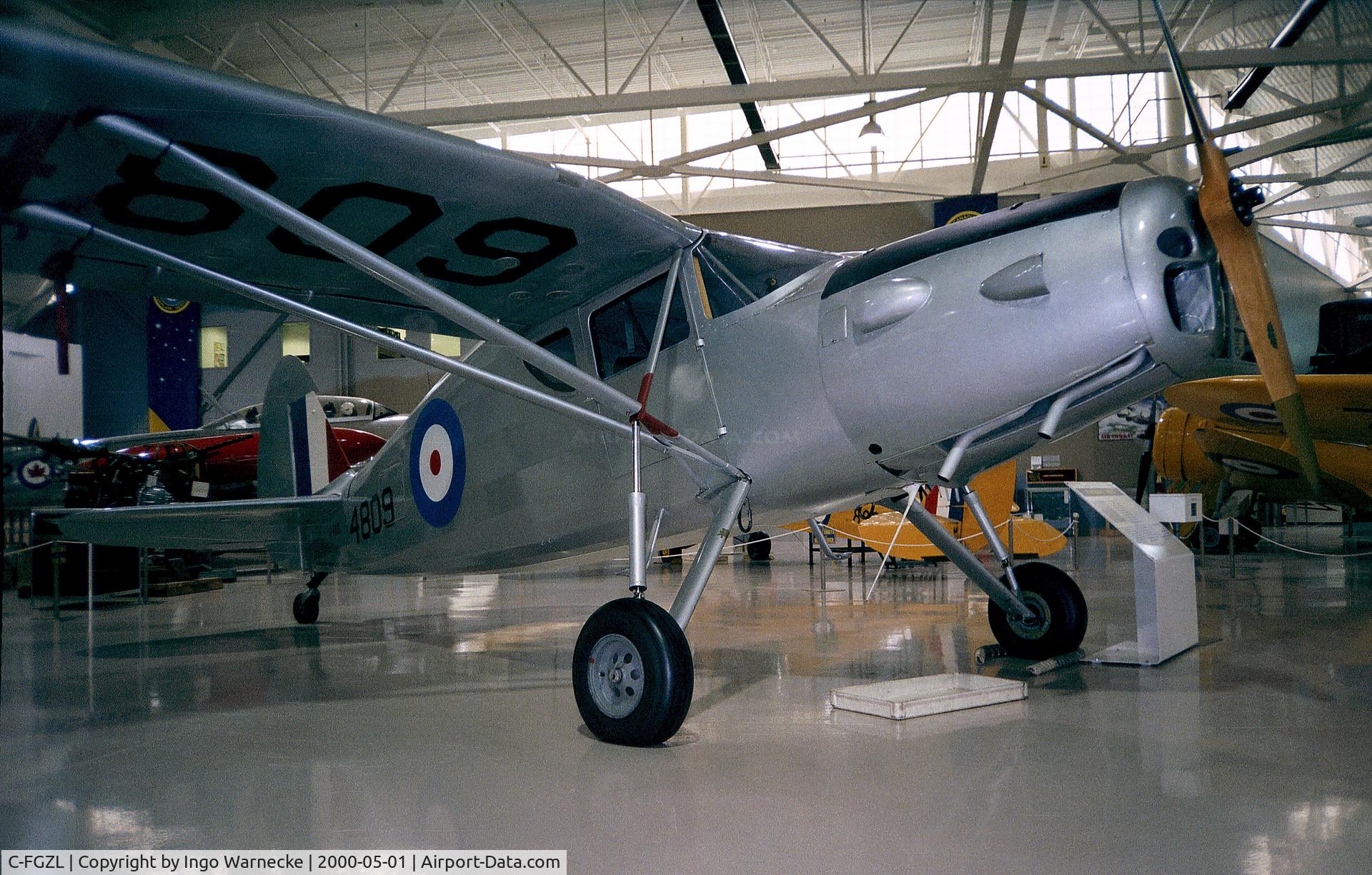C-FGZL, 1946 Fairchild 24R-46 C/N R46-250, at the Canadian Warplane Heritage Museum, Hamilton Ontario