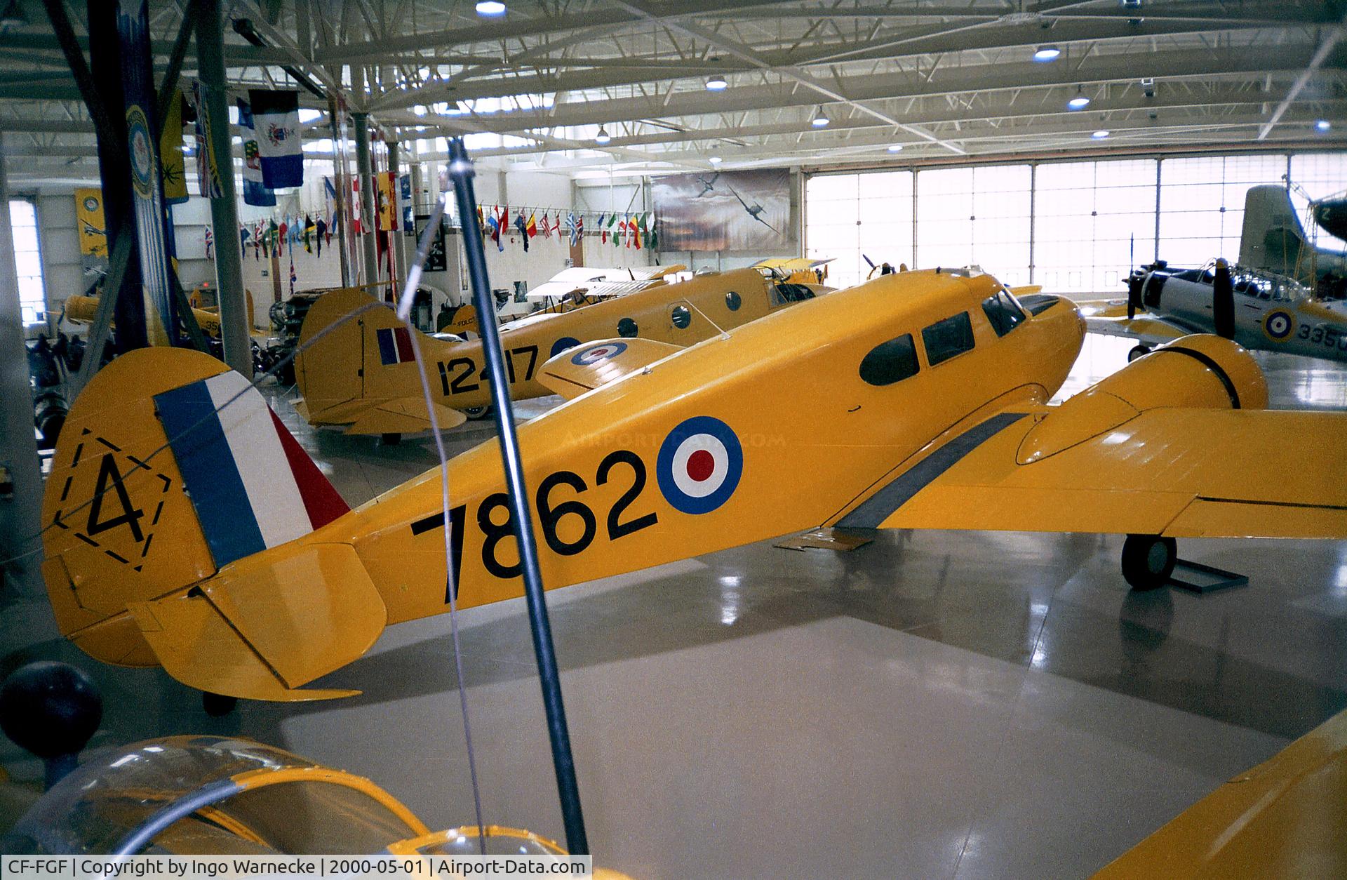 CF-FGF, 1942 Cessna T-50 Bobcat C/N 1355, Cessna T-50 Crane Mk.1 (Bobcat) at the Canadian Warplane Heritage Museum, Hamilton Ontario