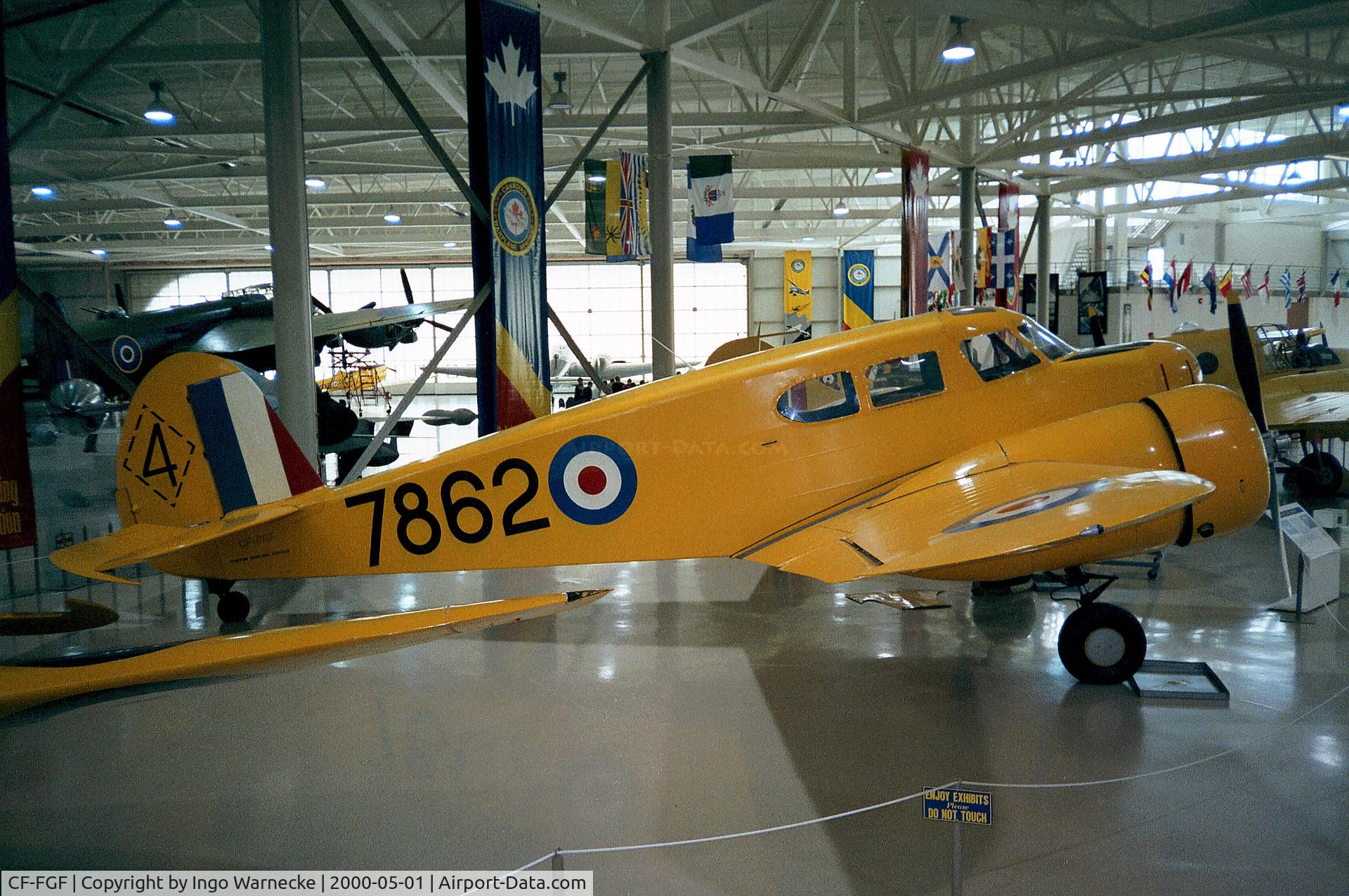 CF-FGF, 1942 Cessna T-50 Bobcat C/N 1355, Cessna T-50 Crane Mk.1 (Bobcat) at the Canadian Warplane Heritage Museum, Hamilton Ontario