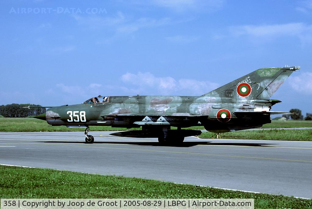 358, Mikoyan-Gurevich MiG-21bis C/N 94358, co-operative key 2005