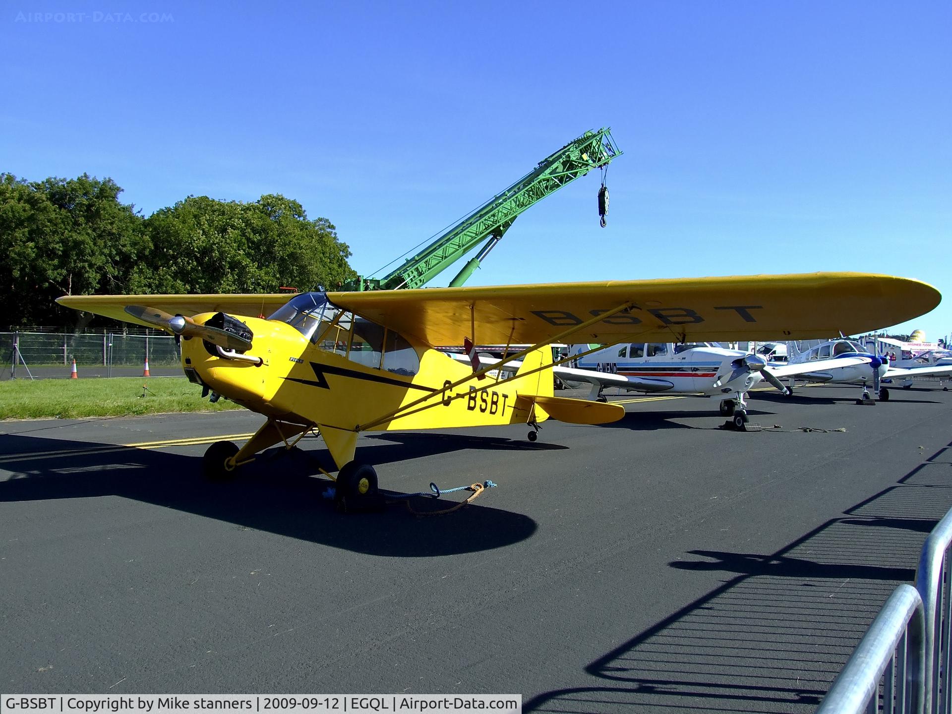 G-BSBT, 1946 Piper J3C-65 Cub Cub C/N 17712, Piper cub in the static display at Leuchars airshow 2009