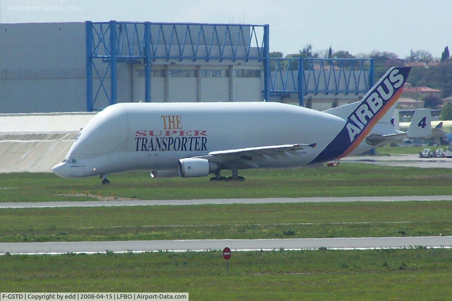 F-GSTD, 1998 Airbus A300B4-608ST Beluga C/N 776, old airbus colours