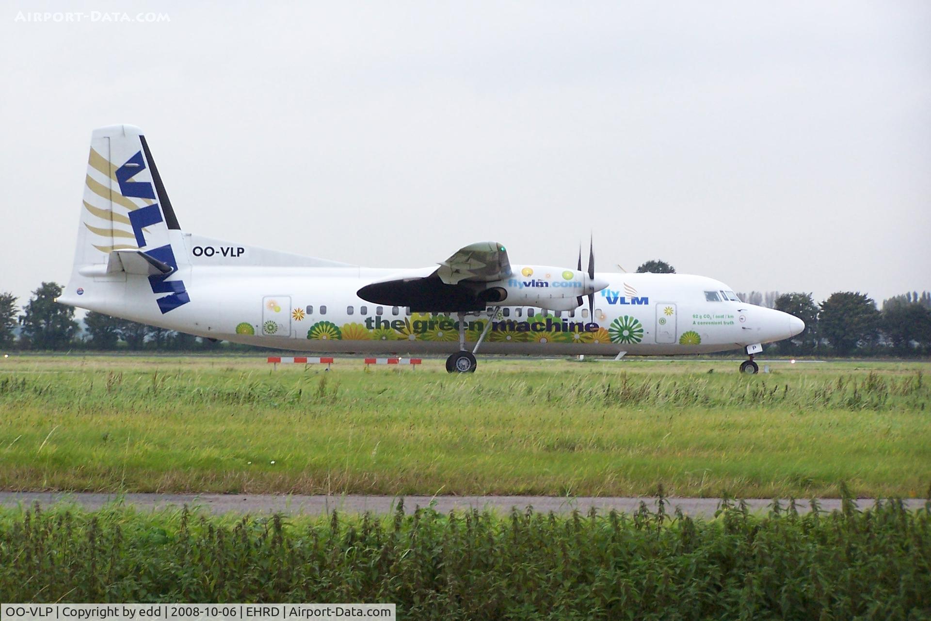 OO-VLP, 1991 Fokker 50 C/N 20209, the green machine