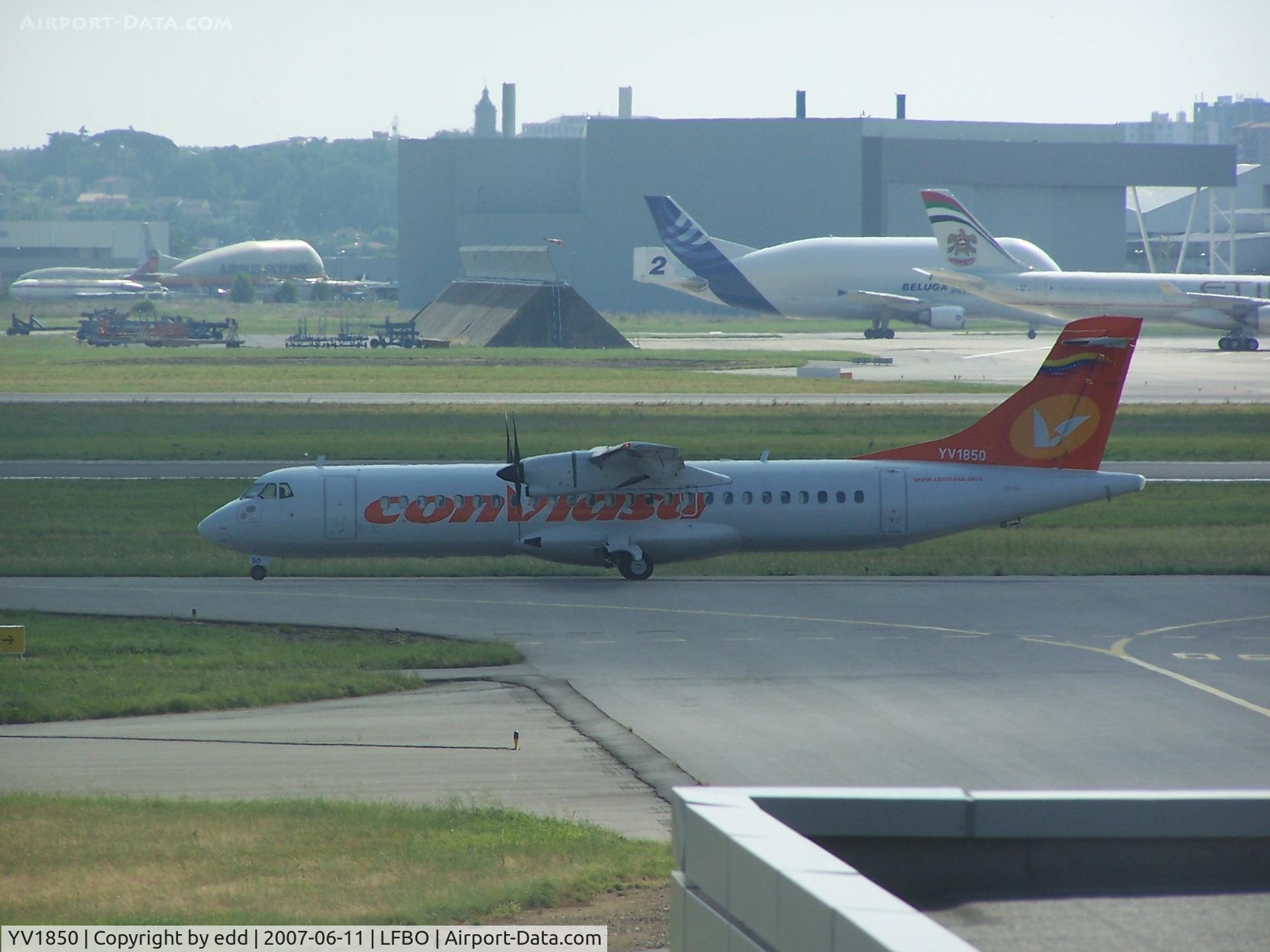 YV1850, 1991 ATR 72-201 C/N 276, testflights before delivery