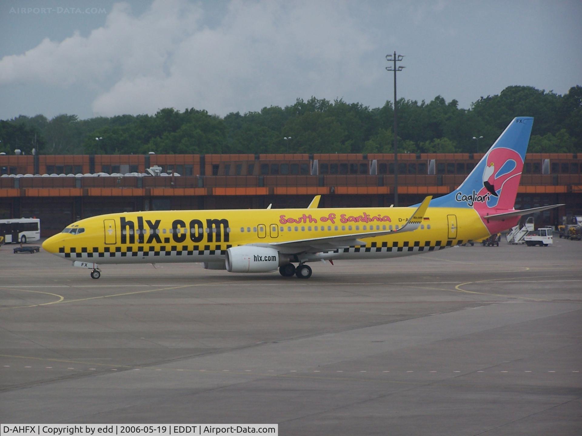 D-AHFX, 2001 Boeing 737-8K5 C/N 30416, still flying with this beautiful tail