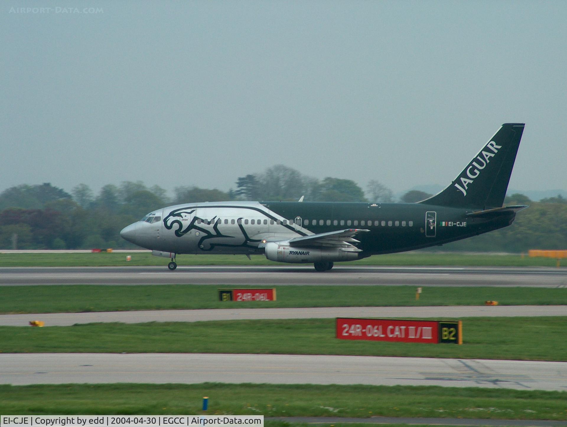 EI-CJE, 1982 Boeing 737-204 C/N 22639, A few years ago this aicraft was flying with Jaguar colours