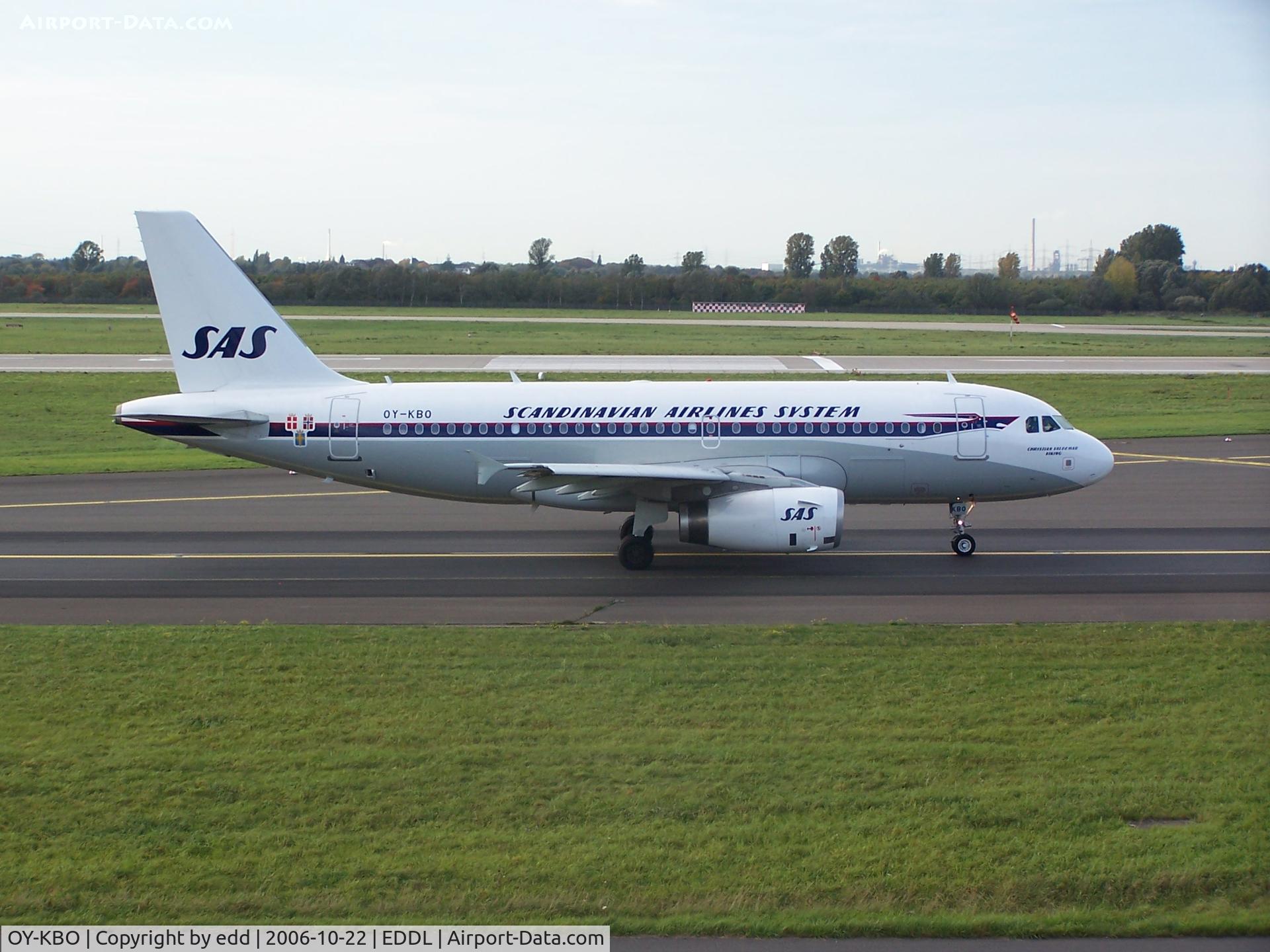 OY-KBO, 2006 Airbus A319-131 C/N 2850, Sas Retro colours