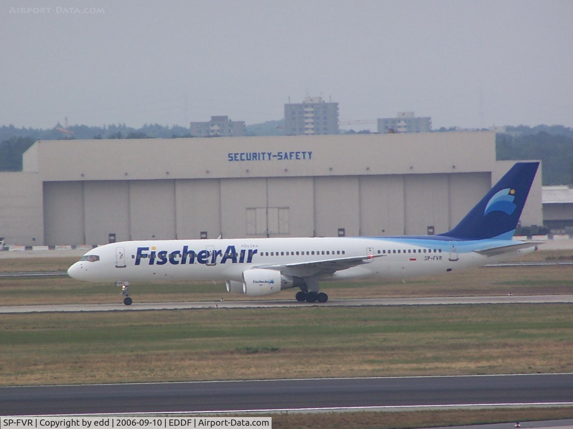 SP-FVR, 1992 Boeing 757-23A C/N 25490, Fischer Air Polska
