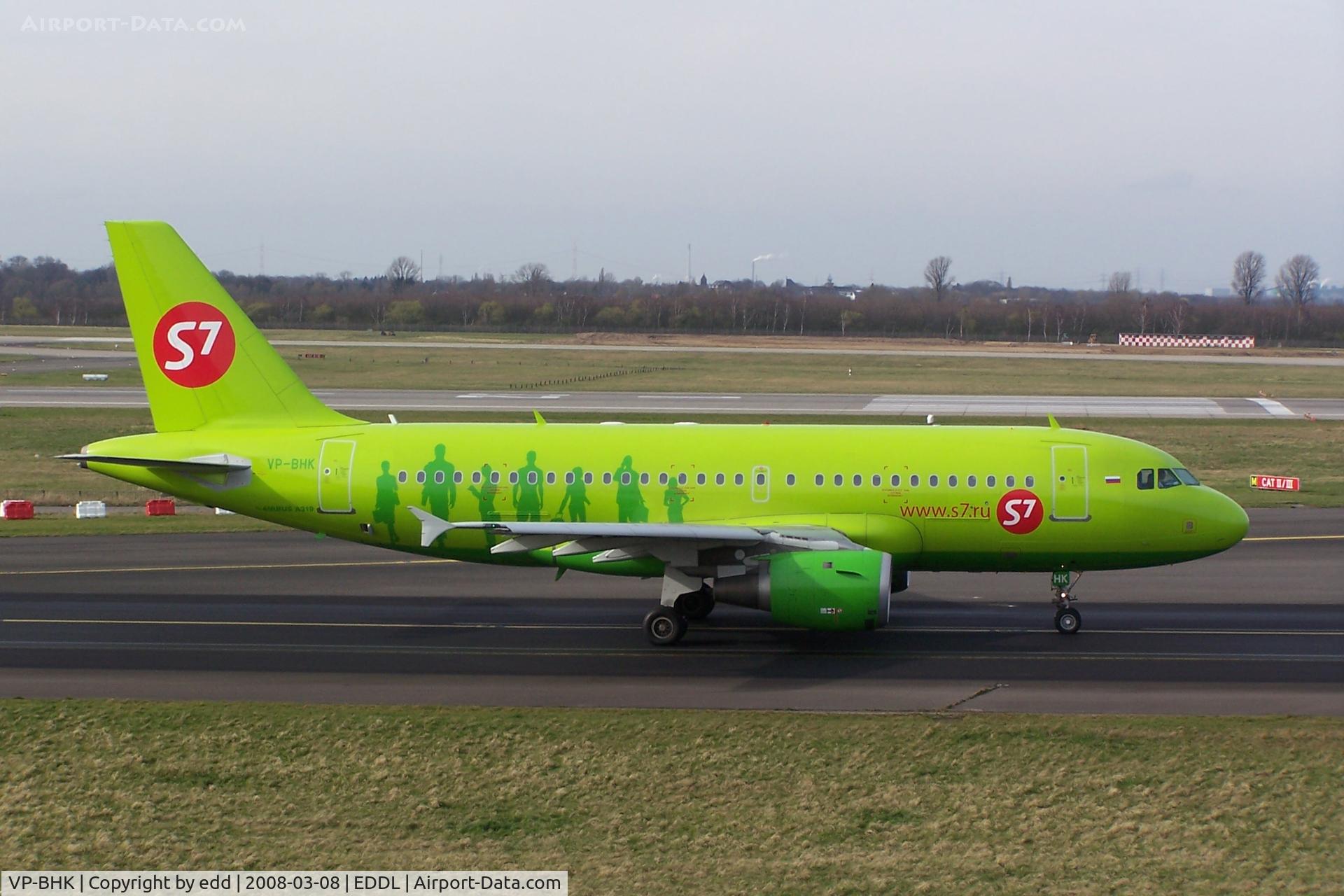 VP-BHK, 2004 Airbus A319-114 C/N 2373, S7 Airlines