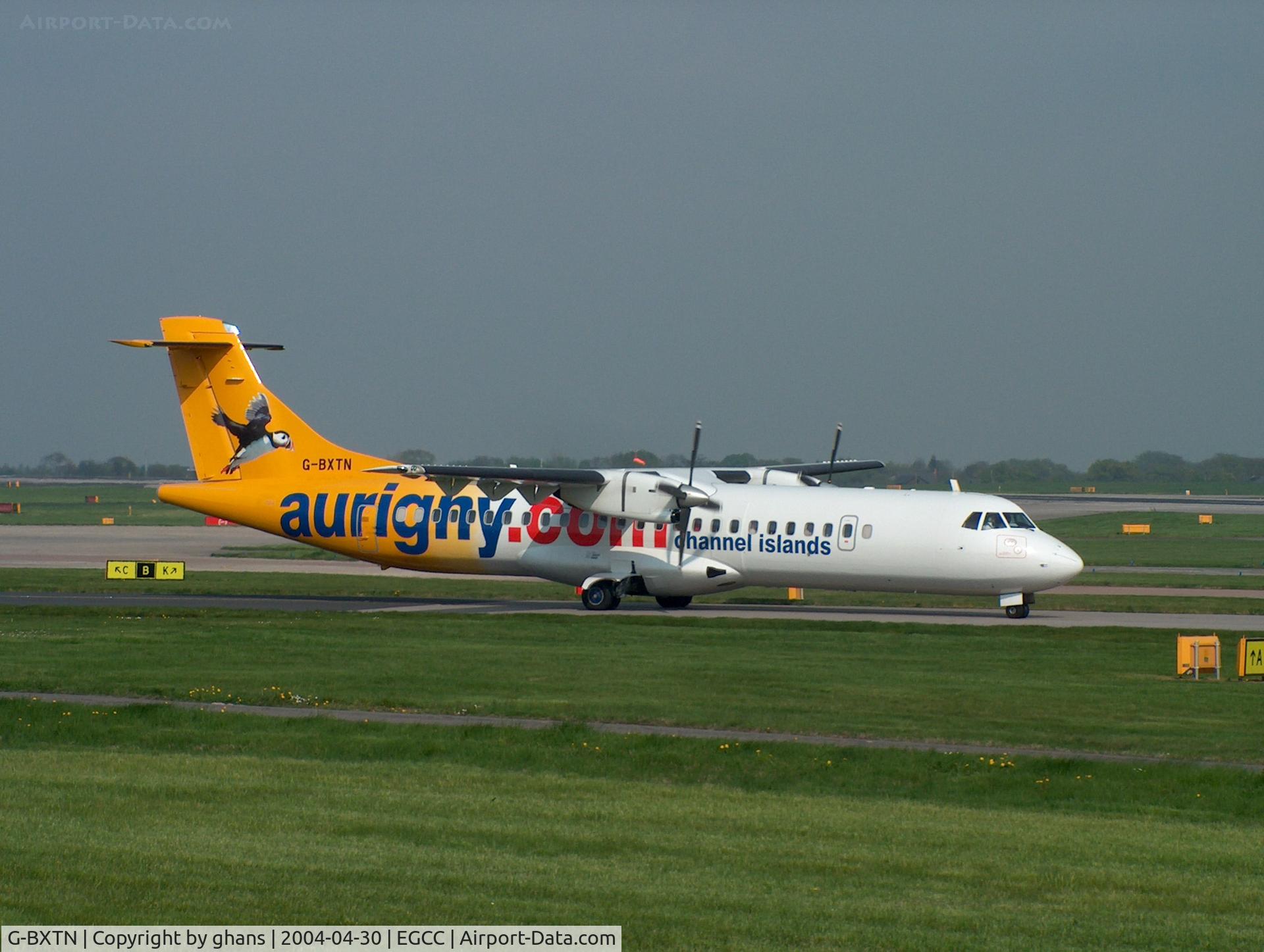 G-BXTN, 1996 ATR 72-202 C/N 483, New livery Aurigny