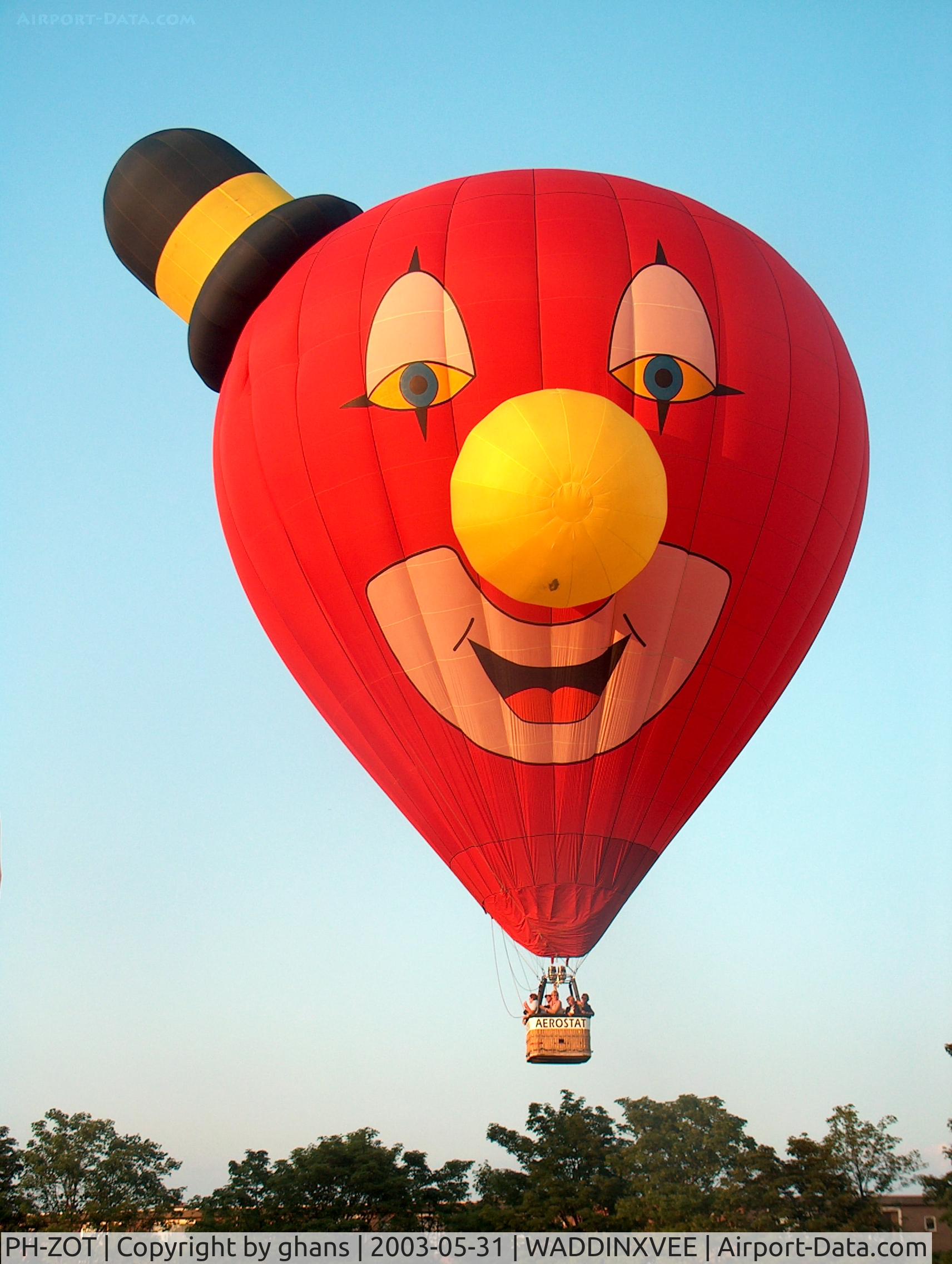 PH-ZOT, Sky Balloons Ltd 140-24 C/N 154, Clown
