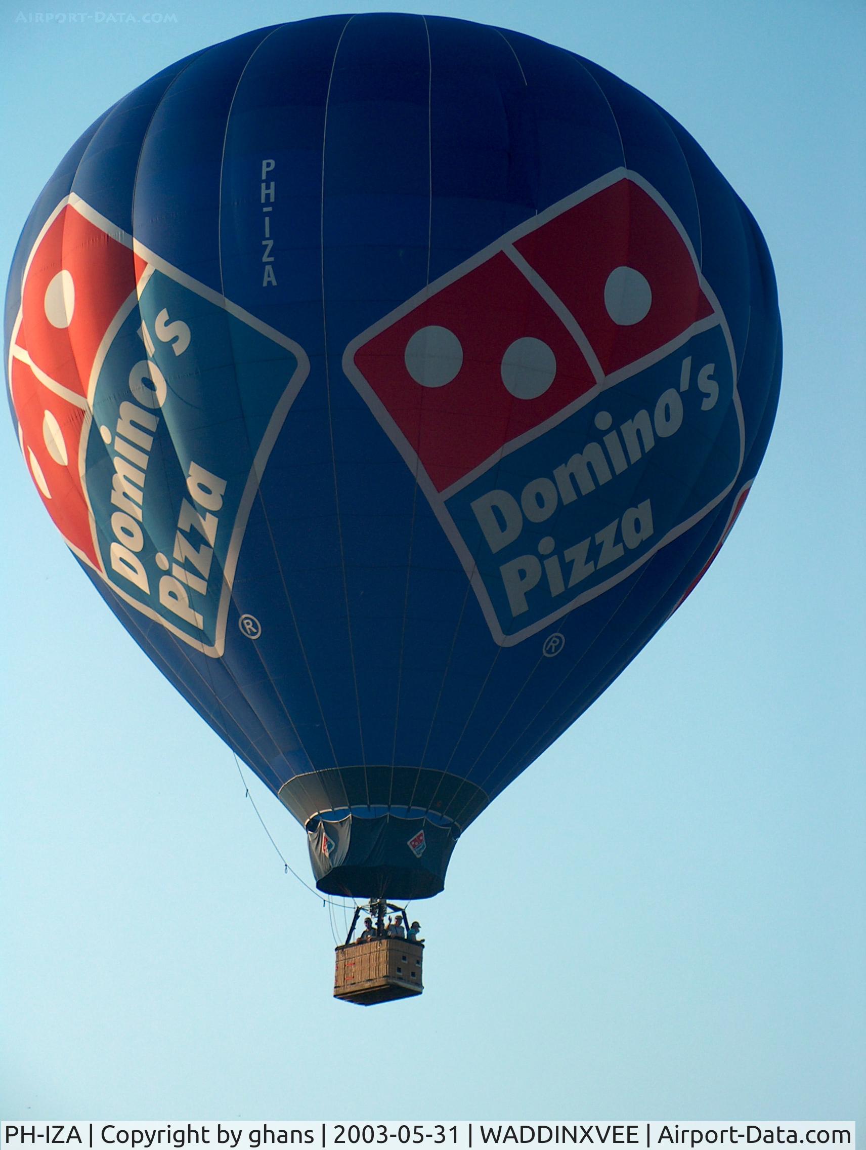 PH-IZA, Lindstrand LBL 150A C/N 660, Domino's Pizza