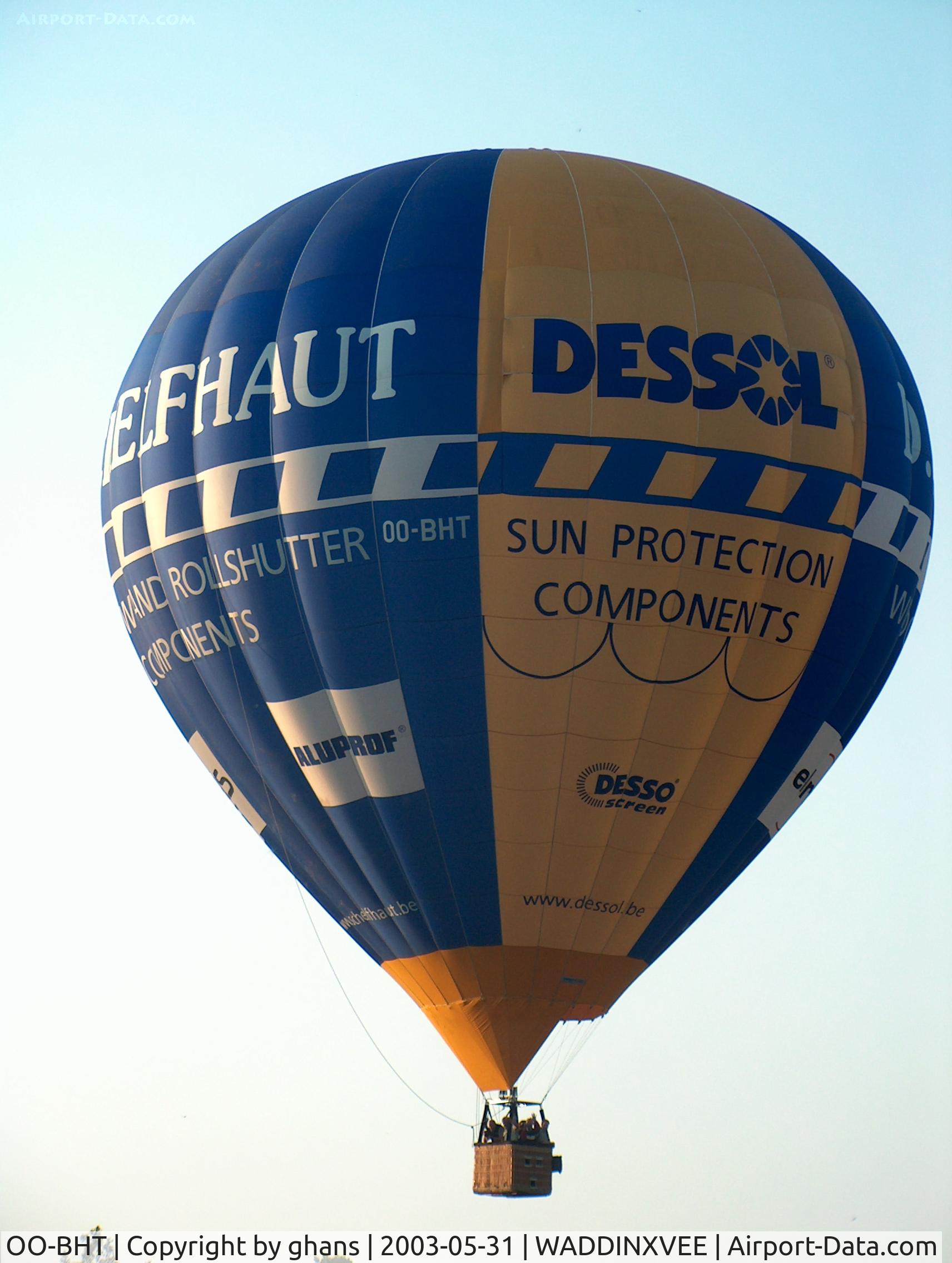 OO-BHT, 2002 Cameron Z-160 C/N 10180, Dessol